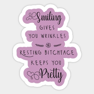 Beauty quote Sticker